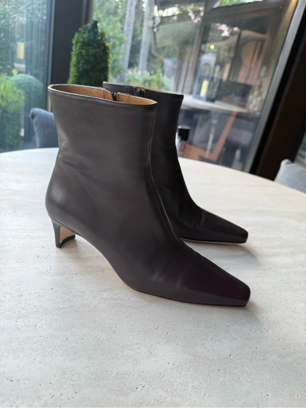 Staud Wally Ankle Espresso Brown 39 WORN ONCE
